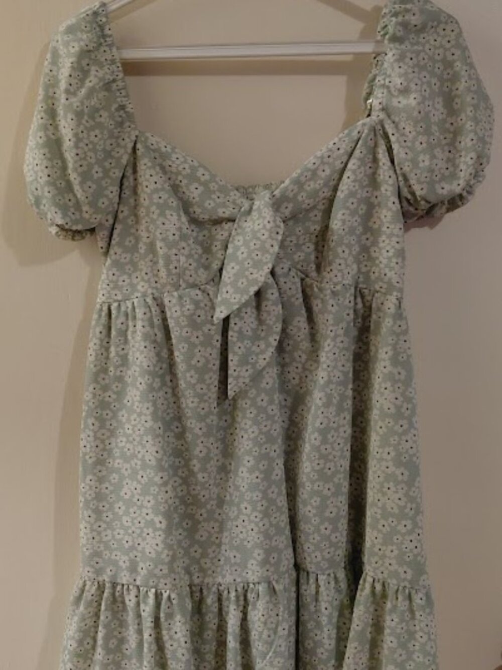 Speechless Medium Tie Front Floral Dress